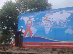 Huyện Lộc Ninh tổ chức nhiều hoạt động hưởng ứng  Tháng hành động quốc gia phòng, chống HIV/AIDS năm 2014