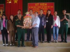 Huyện Lộc Ninh tổ chức nhiều hoạt động thiết thực kỷ niệm 70 năm Ngày thành lập QĐND Việt Nam (22/12/1944 – 22/12/2014), 25 năm Ngày hội Quốc phòng toàn dân (22/12&am