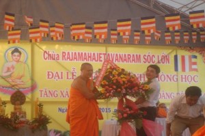 Chùa Rajamahajetavanaram (Kỳ Viên) - ấp Sóc Lớn, xã Lộc Khánh tổ chức Lễ khánh thành trường học và các công trình phụ