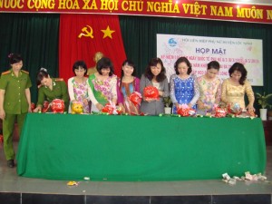 Hội Liên Hiệp phụ nữ huyện Lộc Ninh tổ chức Họp mặt kỷ niệm 105 năm Ngày Quốc tế phụ nữ 8/3 và Ngày hội đập heo đất “Tấm lòng vàng” lần thứ 8.