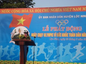 Huyện Lộc Ninh tổ chức thành công Ngày chạy Olympic vì sức khỏe toàn dân năm 2015
