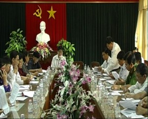 UBND huyện Lộc Ninh đánh giá tình hình thực hiện nhiệm vụ tháng 7/2016