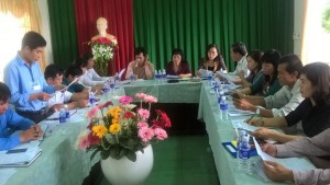 Thường trực HĐND huyện lộc Ninh giám sát về tình hình và kết quả thực hiện Nghị quyết của HĐND tại UBND xã Lộc Phú