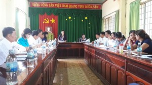 Thường trực HĐND huyện khảo sát tình hình tổ chức, hoạt động của HĐND xã Lộc Hòa