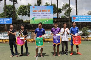 Cụm thi đua số 4 tổ chức giao lưu bóng đá chào mừng Đại hội Đại biểu Đoàn TNCS Hồ Chí Minh huyện Lộc Ninh lần thứ X nhiệm kỳ 2017-2022