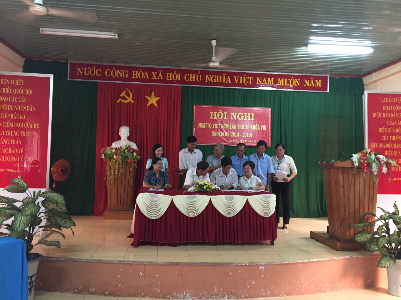 UBMTTQVN xã Lộc Thiện tổ chức hội nghị tổng kết cuối năm