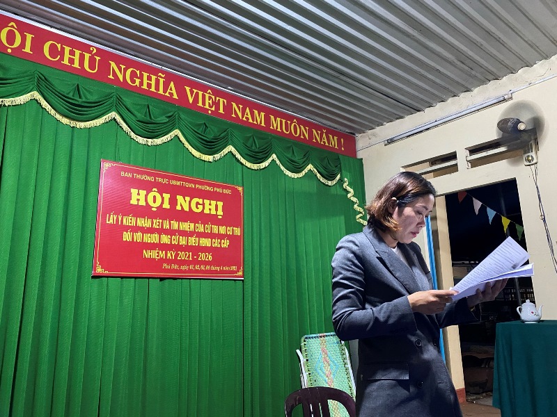Ông Minh Sơn Đông – Trưởng Công an huyện Lộc Ninh được cử tri  nơi cư trú tín nhiệm cao