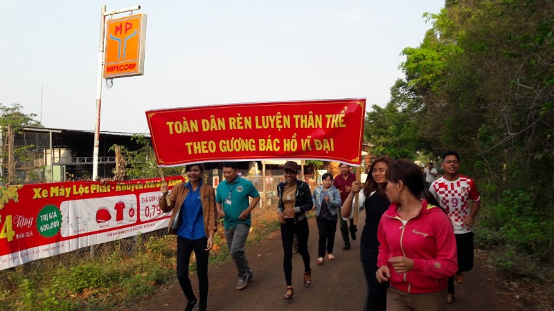 Huyện Lộc Ninh với Ngày chạy Olympic vì sức khỏe toàn dân  năm 2018